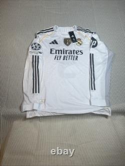 Bellingham #5 Men's XL Adidas Real Madrid Authentic Home Jersey