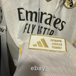 Bellingham #5 Men's XL Adidas Real Madrid Authentic Home Jersey
