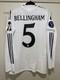 Bellingham #5 Mens MEDIUM Adidas Real Madrid Authentic Super Copa Jersey L/S