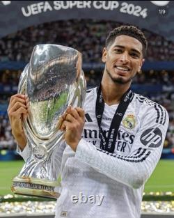 Bellingham #5 Mens MEDIUM Adidas Real Madrid Authentic Super Copa Jersey L/S