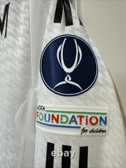 Bellingham #5 Mens MEDIUM Adidas Real Madrid Authentic Super Copa Jersey L/S