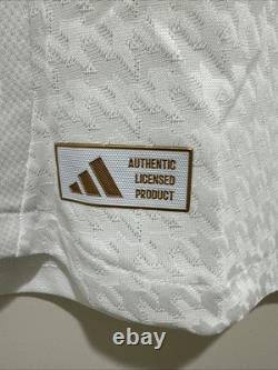 Bellingham #5 Mens MEDIUM Adidas Real Madrid Authentic Super Copa Jersey L/S