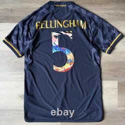 Bellingham Adidas Real Madrid Away Limited Edition Authentic Jersey Size M Sen2