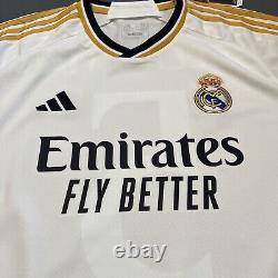 Bellingham Real Madrid Jersey 23/24 Home Mens Soccer Shirt HR3796 Adidas Size XL