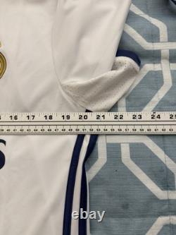 Benzema #9 Mens LARGE Adidas Real Madrid Home Jersey