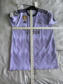 Benzema #9 Mens MEDIUM Adidas Real Madrid Away Champions League Jersey