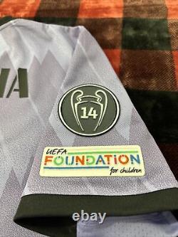 Benzema #9 Mens MEDIUM Real Madrid Away Champions League Jersey