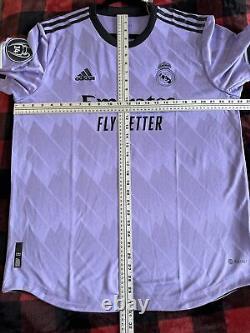 Benzema #9 Mens XL Adidas Authentic Real Madrid Player Champions League Jersey