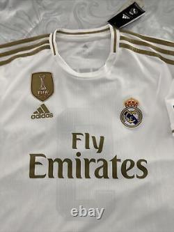 Benzema #9 Mens XL Real Madrid Home Champions League Jersey