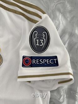 Benzema #9 Mens XL Real Madrid Home Champions League Jersey