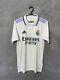 Benzema #9 Real Madrid Jersey Home Football Shirt White Adidas Mens Size S