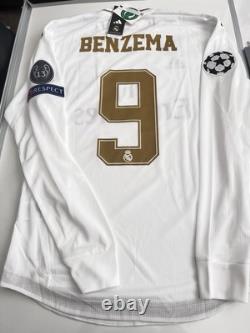 Benzema Real Madrid 2020 Hime Jersey UEFA KIT Men's Size Large NWT