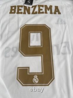 Benzema Real Madrid 2020 Hime Jersey UEFA KIT Men's Size Large NWT