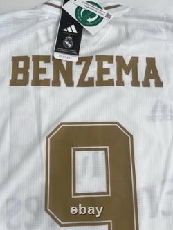 Benzema Real Madrid 2020 Hime Jersey UEFA KIT Men's Size Large NWT