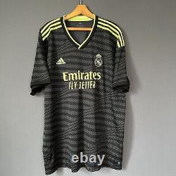 Benzema Real Madrid Jersey 2022-2023 Third XXXL Mens Soccer Shirt HI1656 Adidas