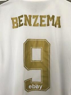 Benzema Real Madrid Matchworn Shirt Jersey 19/20 Porté Maillot Trikot France