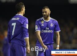 Benzema signed Real Madrid Match Worn Jersey