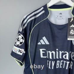 Bnwt Real Madrid 2025 2026 Away Football Shirt Jersey Adidas #10 Mbappe