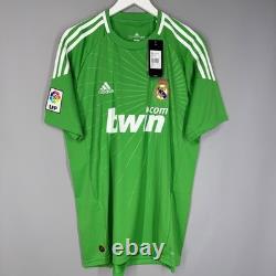 Bnwt Real Madrid Spain 2010 2011 Goalkeeper Jersey Shirt #1 Casillas Adidas (l)