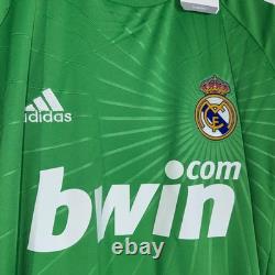 Bnwt Real Madrid Spain 2010 2011 Goalkeeper Jersey Shirt #1 Casillas Adidas (l)