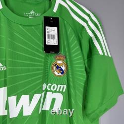 Bnwt Real Madrid Spain 2010 2011 Goalkeeper Jersey Shirt #1 Casillas Adidas (l)