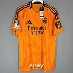 Bnwt Real Madrid Spain 2024 2025 Away Football Shirt Jersey Adidas #9 Mbappe