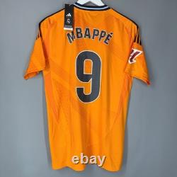 Bnwt Real Madrid Spain 2024 2025 Away Football Shirt Jersey Adidas #9 Mbappe
