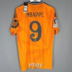 Bnwt Real Madrid Spain 2024 2025 Away Football Shirt Jersey Adidas #9 Mbappe