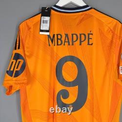 Bnwt Real Madrid Spain 2024 2025 Away Football Shirt Jersey Adidas #9 Mbappe