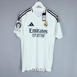 Bnwt Real Madrid Spain 2024 2025 Home Football Shirt Jersey Adidas #9 Mbappe