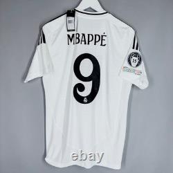 Bnwt Real Madrid Spain 2024 2025 Home Football Shirt Jersey Adidas #9 Mbappe