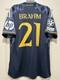 Brahim #21 Mens XL Adidas Real Madrid Away Jersey Stadium Champions League