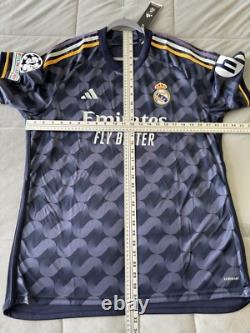 Brahim #21 Mens XL Adidas Real Madrid Away Jersey Stadium Champions League