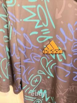 Brand New Official adidas Real Madrid Pre-Match Jersey (H59010) Men's Size (L)