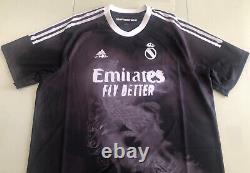 Brand New with Tags Real Madrid Mens Human Race Jersey Black XL Rare & Pristine