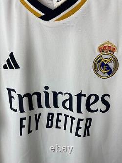 CAMAVINGA REAL MADRID JERSEY HOME FOOTBALL SOCCER SHIRT ADIDAS CAMISETA MEN sz L