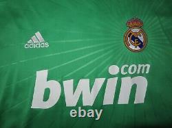 CASILLAS #1 REAL MADRID Official Game Match Jersey Soccer L 2010