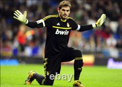 CASILLAS #1 REAL MADRID Official Game Match Jersey Soccer XL 2011-2012 with Cover