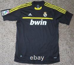 CASILLAS #1 REAL MADRID Official Game Match Jersey Soccer XL 2011-2012 with Cover