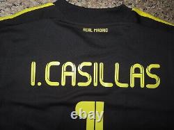 CASILLAS #1 REAL MADRID Official Game Match Jersey Soccer XL 2011-2012 with Cover