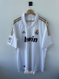 CF Real Madrid 2011/2012 Home Football Shirt Jersey Camiseta Gold Adidas V13659