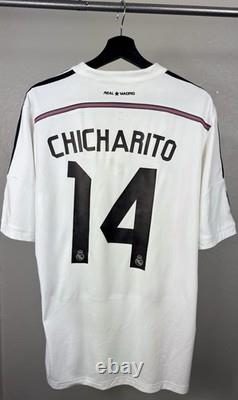 CHICHARITO #14Real Madrid 2014/15 Home Soccer Football Jersey Size M M38202