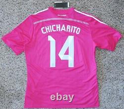 CHICHARITO #14 REAL MADRID CF Official Player Issued Soccer Jersey XL 2014-2015