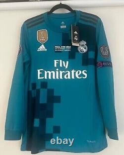CR7 Real Madrid 2018 Bicycle Jersey Away Long Sleeve Size S