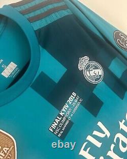 CR7 Real Madrid 2018 Bicycle Jersey Away Long Sleeve Size S