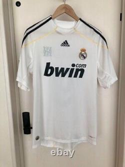 CR7 Ronaldo Real Madrid Adidas Jersey Soccer Shirt 2009/10 #9 Size M Original