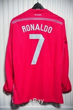 CR7 size 8 ADIZERO Christiano RONALDO Real MADRID match worn shirt jersey