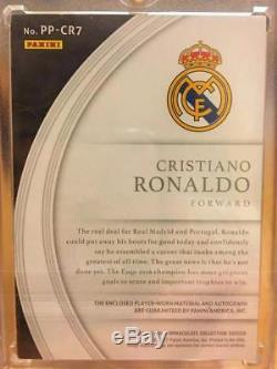 CRISTIANO RONALDO 2017 Immaculate REAL MADRID Jersey PATCH Autograph AUTO #21/25