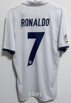 C. RONALDO #7? Real Madrid 16/17 Home Jersey Soccer Men's Size S