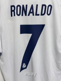 C. RONALDO #7? Real Madrid 16/17 Home Jersey Soccer Men's Size S